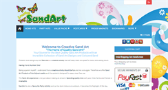 Desktop Screenshot of creativesandart.co.za