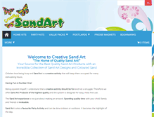 Tablet Screenshot of creativesandart.co.za